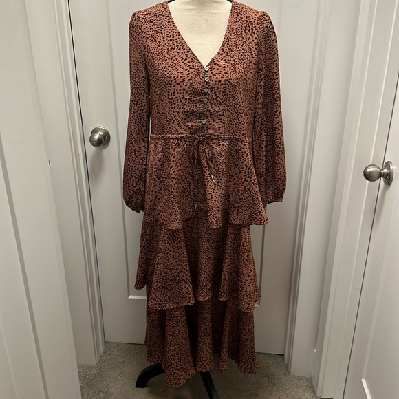 Mystree Leopard Print Dress NWT 🐆 - Picture 1 of 6